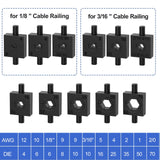 BLIKA - Herramienta de prensado hidráulica de 10 toneladas y cortador de cables, herramienta de prensado de terminales de cable de batería de cable hidráulico con 11 troqueles, herramienta de