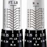 RebarTech Llave dinamométrica de 3/8 pulgadas,5~45 pies-libra = 7~61N.m, Llave de torsión con Entrada de 3/8’, 5~45 ft.lb / 7~61 Nm, torquimetro, torquímetro,