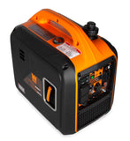 WEN 56250i - Generador inversor de 2500 vatios, silencioso, portátil y ligero con apagado de combustible