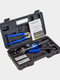 AMZCNC - Herramienta de prensado hidráulico y cortador de cables, crimpadora hidráulica de lengüetas de cable 8 toneladas de EE. UU. 12 AWG a 00 (2/0) kit de herramientas de cable de terminal