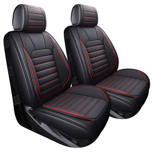 YIERTAI - Fundas de asiento de camión compatibles con Chevy Silverado GMC Sierra fit 2007-2025 1500/2500/3500HD Trail Boss Z71 Crew - Cubiertas de piel impermeables de doble cabina extendida (2 piezas