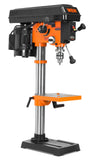 WEN - Prensa de taladro de mesa de 10 pulgadas, motor de velocidad variable de 6.2 amperios con construcción de hierro fundido y láser (DP1062V)