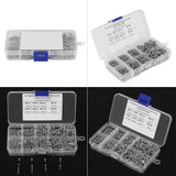 Tornillos autorroscantes, 800pcs Tornillos autorroscantes de la carpintería de la cabeza de la impulsión cruzada M2 4mm/5mm/6mm/8mm/10mm/12mm/16mm/20mm con la caja Tornillos de Cabeza Redonda
