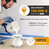 BATAVIA BSG0180 - Pulverizador eléctrico de 700 W, 1200 ml, 4 boquillas, 3 patrones, pistola de pintura para pintura de casa, interior y exterior del hogar, BSG0180