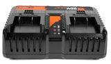 WEN 20 V MAX 2.3 Amp Cargador de batería de Iones de Litio de Doble Puerto con Puertos USB (20200D)