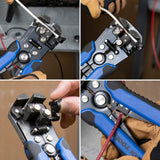 Klein Tools 11061 Pelacables/cortacables de ajuste automático