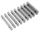 WEN 10349 - Juego paralelo de 18 piezas de precisión de 1/4 pulgadas con funda, cromo