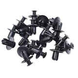 50 Piezas Clip Remaches De Tornillo Para Carro Auto Coche tornillos de protección de parachoques de defensa de 8 mm compatible con Audi, Toyota, Focus, Kia, Nissan, Yamaha