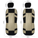 VarCozy Cubiertas de Asiento de automóvil Set Completa, Cubiertas del Asiento Delantero y Cubiertas de Banco traseras divididas para automóvil, Cubiertas de Asiento de Tela Universal para SUV