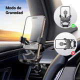 UGREEN Soporte Celular Automóvil Giratoria 360°, No Bloquea la Ventilación, Gancho Metálico, Porta Base Auto para iPhone 16 15 14 13 Pro MAX Plus, Galaxy S23 S22, Motorola