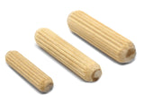 WEN JN400D cubeta surtido de 400 piezas con clavijas estriadas para carpintería de 1/4, 5/16 y 3/8 pulgadas