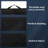ZAKULU Organizador de Maletero de Coche Bolsa de Maletero Caja Plegable Maletero de Coche con Muchos Compartimentos Organizador de Bolsas de Almacenamiento de Coche Práctico e Impermeable (Negro)