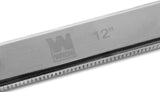 WEN 10212F2 Abrazaderas de barra de acero de ajuste rápido de 12 pulgadas con garganta de 2.5 pulgadas y mango de microajuste, paquete de dos, negro