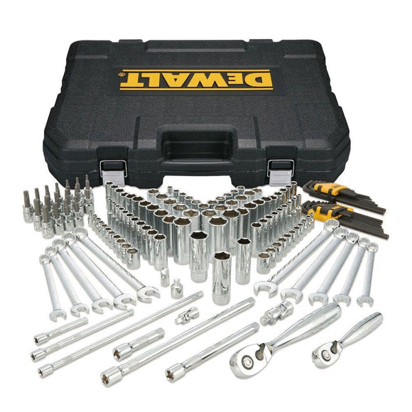 Kit de herramientas mecánicas y set de llaves DEWALT