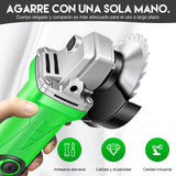 Mini Esmeriladora Angular 2000W,Amoladora Angular Eléctrica con Accesorio para Pulir,Cortar,Motosierra,4 1/2" 110V