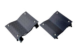 WEN 73017T - Carretillas para vehículos de 3000 libras con frenos, paquete de dos, color negro