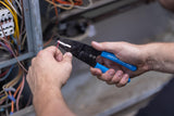 Channellock 908 Pinza Pela Cables con Ponchador Coaxial