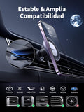 UGREEN Soporte Celular Auto MagSafe para Ventilación, Porta Automóvil con Anillo Magnético, para iPhone 16 15 14 13 Pro MAX Plus, Galaxy S24 S23 S22 Ultra