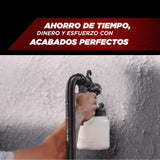 Jet Paint Pistola para Pintar de 800ml con Pulverizador Ajustable de 2 Salidas y Manguera de 1.65m