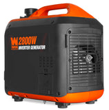 WEN 56280iX) - Generador inversor de 2800 vatios, silencioso, portátil y ligero con apagado de combustible y CO Watchdog
