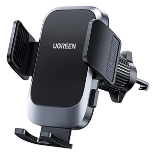 UGREEN Soporte Celular Automóvil, Base Porta Móvil Auto Giratorio 360° con Gancho Metálico y Botón de Liberación, Uso con Una Sola Mano para iPhone 16 15 14 13 Pro MAX, Galaxy S24 S23 S22 Ultra