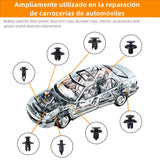 Grapas Automotrices 670 Piezas , Clips de Sujeción de Plástico para Coche 16 Tamaños, con Herramientas de Extracción de Sujetadores, Universal Auto Clips de Nylon para Toyota, Honda, Nissan, Mazda