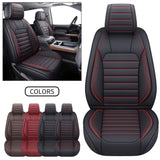 YIERTAI - Fundas de asiento de camión compatibles con Chevy Silverado GMC Sierra fit 2007-2025 1500/2500/3500HD Trail Boss Z71 Crew - Cubiertas de piel impermeables de doble cabina extendida (2 piezas