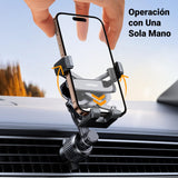 UGREEN Soporte Celular Automóvil Giratoria 360°, No Bloquea la Ventilación, Gancho Metálico, Porta Base Auto para iPhone 16 15 14 13 Pro MAX Plus, Galaxy S23 S22, Motorola