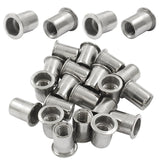 Cionyce - 20 tuercas de remache de 3/8 pulgadas - 16 UNC - Tuerca de inserción roscada de cabeza plana de aleación de aluminio para mejorar el rendimiento y la durabilidad