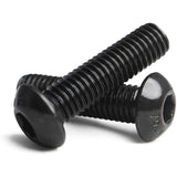 50 tornillos M3 x 4 mm de cabeza de botón, acero de aleación de grado 10.9, llave Allen, acabado de óxido negro, rosca completa (grado 10.9, M3 x 4 mm, 50 unidades)