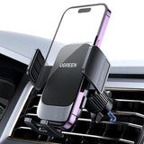 UGREEN Soporte Celular Automóvil, Base Porta Móvil Auto Giratorio 360° con Gancho Metálico y Botón de Liberación, Uso con Una Sola Mano para iPhone 16 15 14 13 Pro MAX, Galaxy S24 S23 S22 Ultra