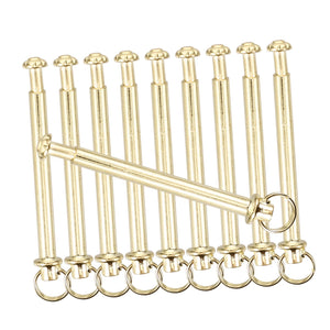HOOTNEE 10Juegos Kit de Reparación de Remaches y Tuercas para Ejes de Abanicos Plegables de Sujetadores de Eje Macizo para Ventiladores de Mano Accesorios de Ventilador Manual
