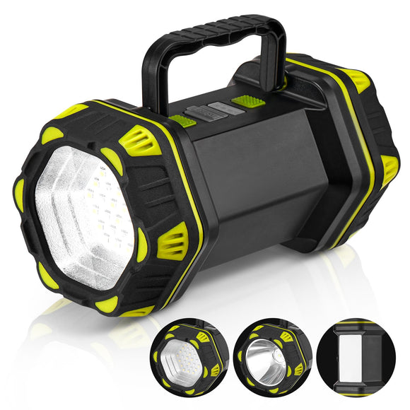 BLUEDREAMER Luz LED Portátil Recargable Para Camping,Alto Brillo,12 Horas en Espera,4800 mAh,Linterna de Emergencia,Adecuada Para Cortes de Energía,Actividades al Aire libre,Senderismo y aventuras