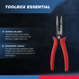 NEIKO 02038A Herramienta de servicio de cables 6 en 1 | 8-1/2 pulgadas de longitud | Pinza, crimpadora, pelador, cortador, extractor, alicates de electricista