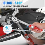 Llave Dinamométrica 3/8'', VANPO 5-60 Nm Llave de Torque, Precisión ±3%, 9 Piezas Juego Llaves Vaso con Extensión, Junta Universal, Magnética Vasos de Bujía, Bits, Vasos para Bicicleta, Moto, Coche
