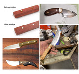HAISDA - Remaches de latón para tornillos de corbía, cierres de alfiler, tornillos de mango de cuchillo para bricolaje, paquete de 10 (6 mm)