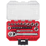 CRAFTSMAN Juego de llaves SAE 1/4 pulgadas Drive, 24 piezas (CMMT12009LZ)