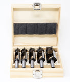 WEN DB051T - Juego de brocas de 5 piezas con estuche de transporte