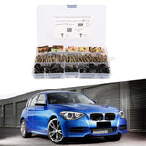 Tornillos Autorroscantes,Kit Surtido De Tornillos Autorroscantes Universales M5x16 M5x19,Retenedor De Guardabarros Automotriz Con Tuercas De Clip Y Llave