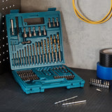 Juego de brocas y Accesorios Multipropositos Metal, Concreto, Madera y Puntas, 75 Piezas