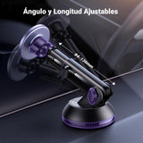 UGREEN Soporte Celular Automóvil MagSafe Multifuncional 3 en 1, Porta Auto Magnética con Gancho y Ventosa para Ventilación Tablero, para iPhone 16 15 14 13 Pro MAX y Todos los Celulares