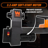 WEN - Torno de madera para sobremesa, 8 pulgadas por 13 pulgadas con velocidad variable (LA3421)