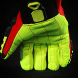 Ironclad KONG INDI-CCP-03-M Guantes de seguridad de algodón con cordón para aceite de palma y gas, tamaño mediano