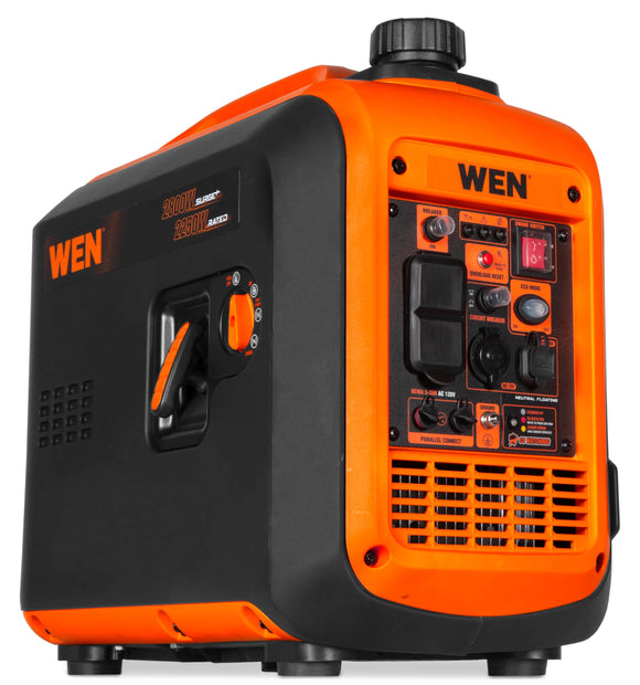 WEN 56280iX) - Generador inversor de 2800 vatios, silencioso, portátil y ligero con apagado de combustible y CO Watchdog