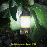 RUAKIVA Linternas Eléctricas para Acampar,Linterna Recargable para Acampar,Linterna Brillante LED de 6 Modos,Linterna de Supervivencia de Emergencia para Exteriores,Incluido Cable USB