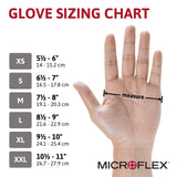 Ansell 93260090 Microflex 93-260 Guantes de nitrilo y neopreno, desechables, resistentes a los productos químicos, talla L (paquete de 50)
