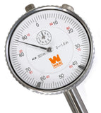 WEN 10703 2,5 cm. Indicador de esfera de precisión con 0.1 pulgada Resolución