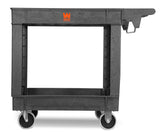 WEN 73009 Carrito de Servicio de Dos estantes de 500 Libras, Capacidad de 40 x 17 Pulgadas