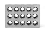 WEN 10423 bloques de precisión endurecidos con acero de 3 x 2 x 1 pulgada, paquete de dos