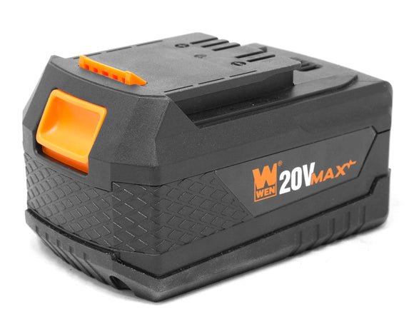 WEN 20205 - Batería de Repuesto Recargable de Iones de Litio (20 V, máx. 5,0 A), Color Negro